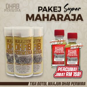 PAKEJ MAHARAJA ( 3 BOTOL + 2 MINYAK)