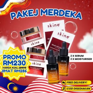 Pakej Merdeka ( 2 Serum + 2 moisturizer)